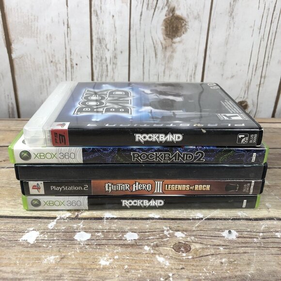 Rock Band & Guitar Hero Video Games Lot Bundle Of 10 Drumstick Microphone AS IS - Picture 6 of 16